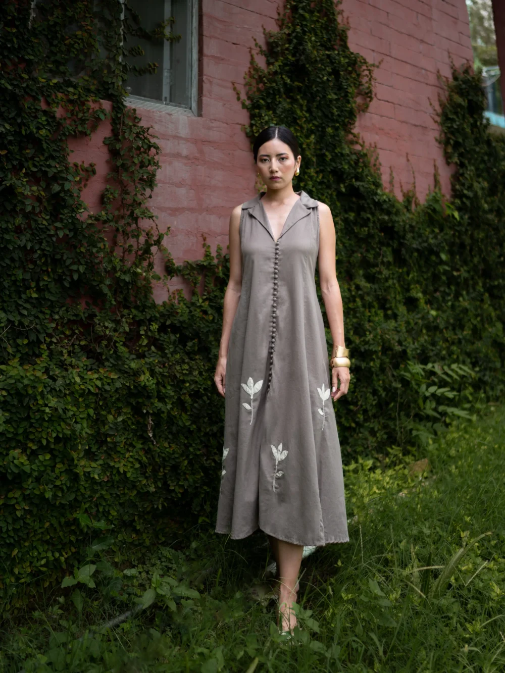 Sepia-Grey Dress