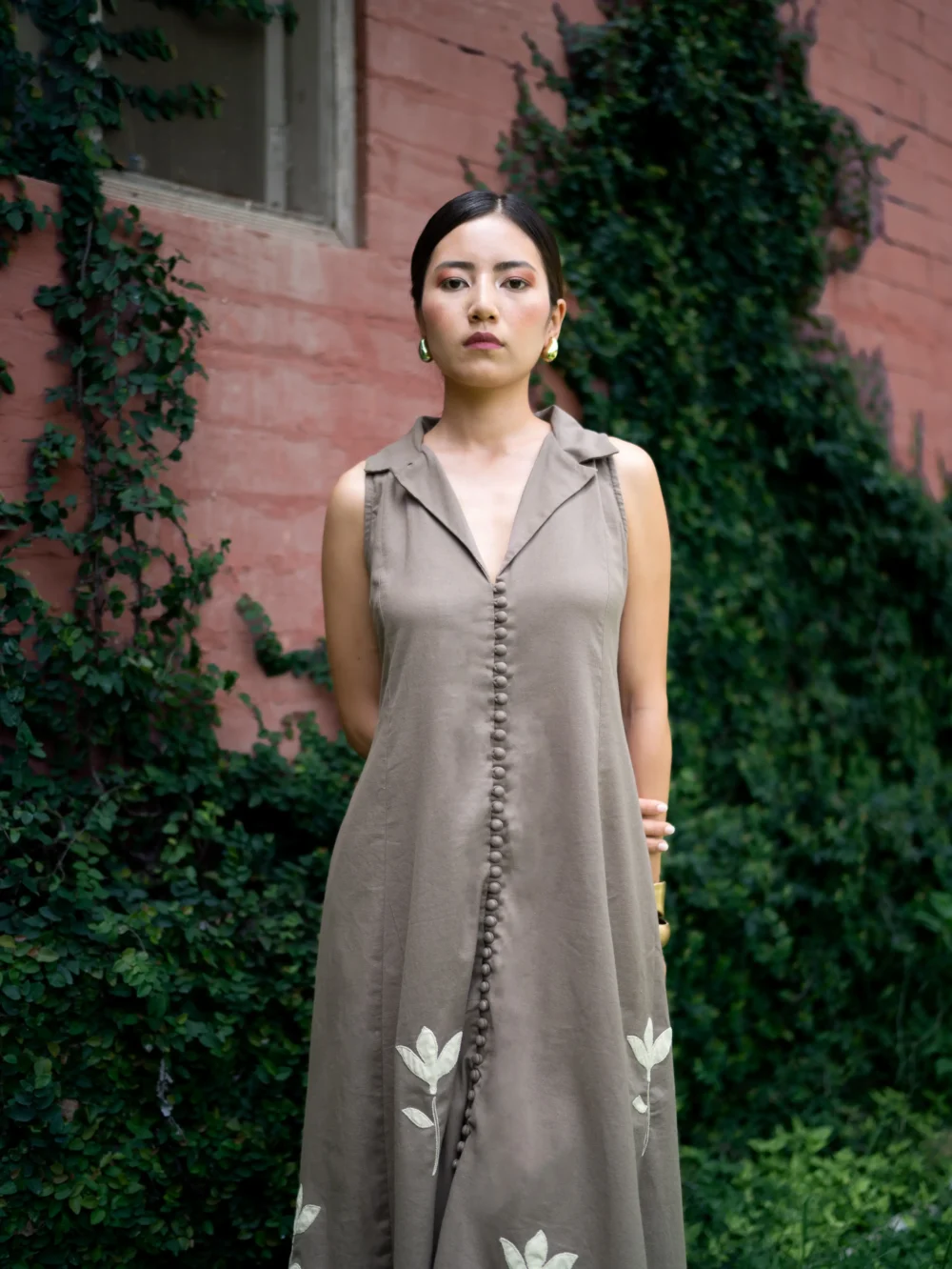 Sepia-Grey Dress - Image 2